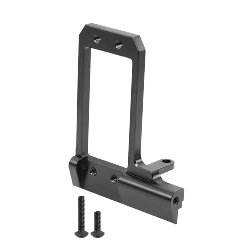 IVLAZLRG VS4-10 F10 Aluminium Portal-Achsen-Servo-Mount 4-Link-Adapter kompatibel mit 1 10-Skala-Rock-Crawler-Chassis-Upgrade-Teilen für DIY-Builds(Black) von IVLAZLRG