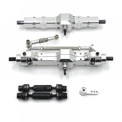 IVLAZLRG WPL1/10 C74 1/16 Fernbedienungsauto -Kompatible Metall -Upgrade vorne und Hinterachklingelantriebswelle Ersatzteile Zubehör(Silver) von IVLAZLRG