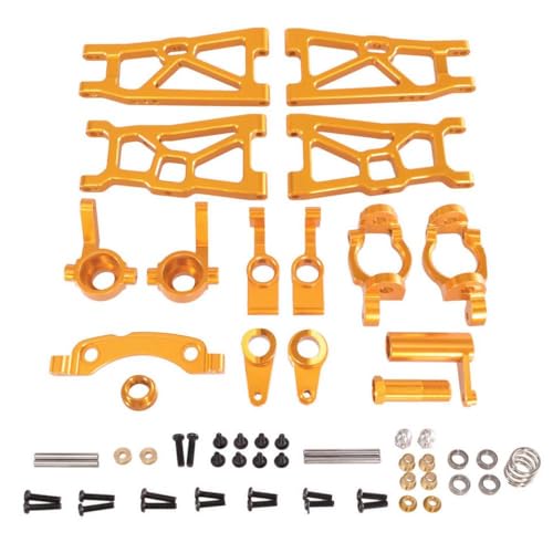 IVLAZLRG ZD Racing DBX-10 1/10 Fernbedienungsauto kompatible Metall-Upgrade Teil Rocker Arm Lenksgruppe Coppler(6-Piece Set G) von IVLAZLRG