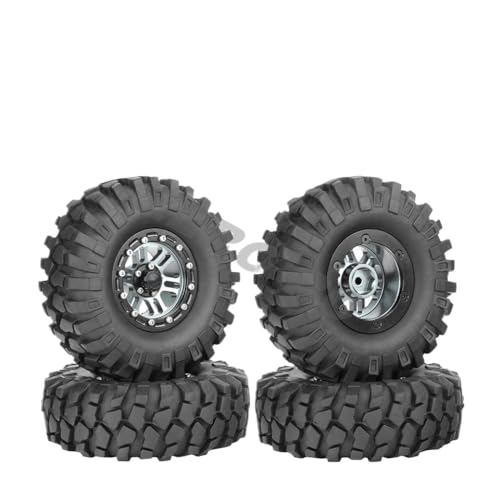 IVLAZLRG Zusammengebildete Metall-Off-Road 1,9-Zoll-Perldlock-Räder mit Reifen, die mit 90 mm bis 108 mm für 1/10 Rock Crawler RC-Autos kompatibel sind(No.TN2010 4PCS) von IVLAZLRG