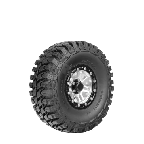 IVLAZLRG Zusammengebildete Metall-Off-Road 1,9-Zoll-Perldlock-Räder mit Reifen, die mit 90 mm bis 108 mm für 1/10 Rock Crawler RC-Autos kompatibel sind(No.TN2012SR 1PC) von IVLAZLRG