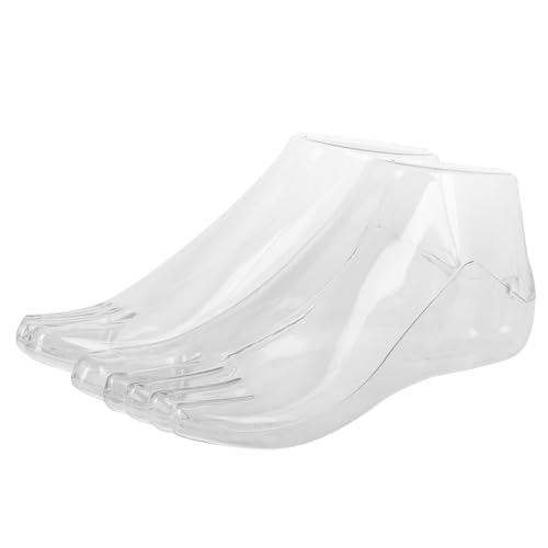 IWOWHERO 1 Paar Fußmodellständer Zeigen Schaufensterpuppenständer Socken-Mannequin-fuß-Display Fußpuppe Für Schuhe Fußpuppe Für Socken Sockendisplay Mannequin-füße Plastik Transparent IWOWHERO 1 Paar Fußmodellständer Zeigen Schaufensterpuppenständer Socken-Mannequin-fuß-Display Fußpuppe Für Schuhe Fußpuppe Für Socken Sockendisplay Mannequin-füße Plastik Transparent von IWOWHERO