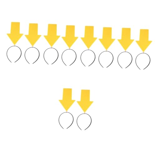 IWOWHERO 10 Stk Lustige Requisiten Gummibandhaar Styling Zubehör Lustiges Haar Mit Pfeilspitze Halloween-haarband Karneval-kopfschmuck -haarband Lustiger Maushaar-reifen Stoff Yellow IWOWHERO 10 Stk Lustige Requisiten Gummibandhaar Styling Zubehör Lustiges Haar Mit Pfeilspitze Halloween-haarband Karneval-kopfschmuck -haarband Lustiger Maushaar-reifen Stoff Yellow von IWOWHERO