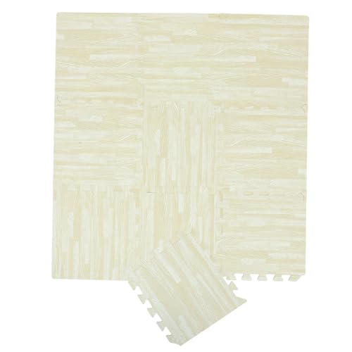IWOWHERO 10 Stück Krabbelmatte Für Schäumt Fliesen Spielt Bodenbeläge Schützende Bodenmatte Für Babys Farbige Bodenunterlage Ineinandergreifende Spielmatte Bunte Bodenplatte Eva von IWOWHERO