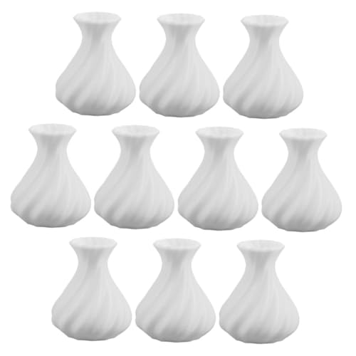 IWOWHERO 10 Stück Teiliges Miniatur Puppenhaus Kunstvase Kleine Einsteckbare Blumenvase für Miniatur Dekoration Realistische Puppenhaus Deko und Vielseitiges Zubehör für Mini Haus IWOWHERO 10 Stück Teiliges Miniatur Puppenhaus Kunstvase Kleine Einsteckbare Blumenvase für Miniatur Dekoration Realistische Puppenhaus Deko und Vielseitiges Zubehör für Mini Haus von IWOWHERO