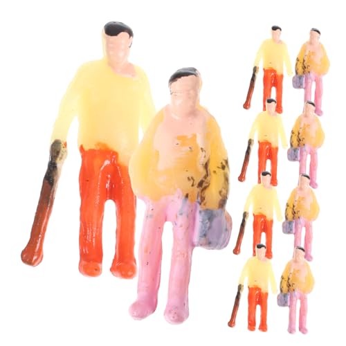 IWOWHERO 100 Stück Farbmodell Bösewicht Mini Krippenfiguren Heilige Familie Weihnachtskrippe Ära Weihnachtskrippe Feine Lebendige Details Aufeinanderfolgende Kleine Krippe Großpackung von IWOWHERO