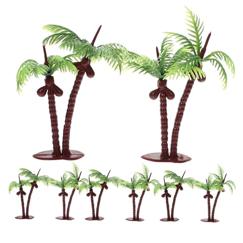IWOWHERO 10Stücke Kokosnussbaum Kunststoff Landschaftsbäume Für Sandtisch Dekoration Für Gartenlandschaften Und Mikro Landschaften IWOWHERO 10Stücke Kokosnussbaum Kunststoff Landschaftsbäume Für Sandtisch Dekoration Für Gartenlandschaften Und Mikro Landschaften von IWOWHERO