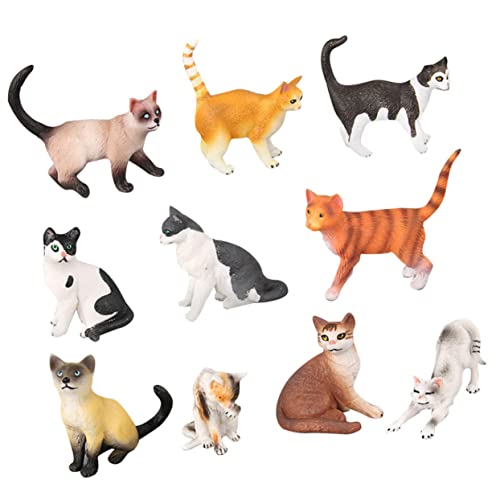 IWOWHERO 1Satz Entzückenden Katzenmodellen Realistische Simulationen von Siamkatze Orangefarbener und Weißer als Lernspielzeug für Dekoration und Spiel IWOWHERO 1Satz Entzückenden Katzenmodellen Realistische Simulationen von Siamkatze Orangefarbener und Weißer als Lernspielzeug für Dekoration und Spiel von IWOWHERO
