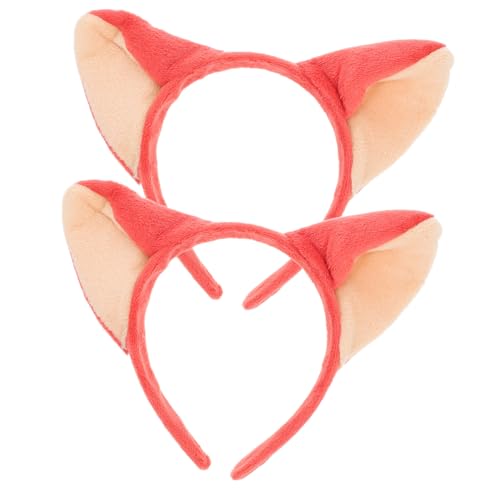 IWOWHERO 2 Stück Teiliges Fuchsohren Haarreif Niedliches Tierkostüm Stirnband für Cosplay Party Halloween Bequem und Modisch für Mädchen und Erwachsene IWOWHERO 2 Stück Teiliges Fuchsohren Haarreif Niedliches Tierkostüm Stirnband für Cosplay Party Halloween Bequem und Modisch für Mädchen und Erwachsene von IWOWHERO