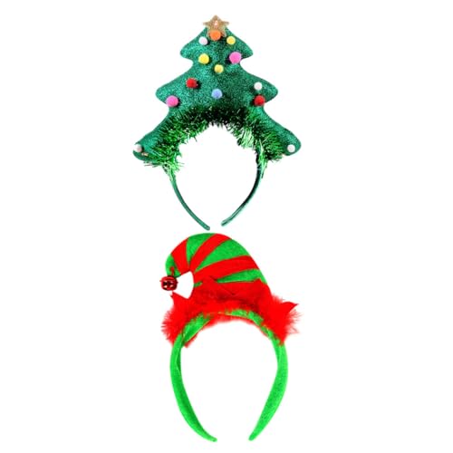 IWOWHERO 2 Stück Teiliges Weihnachts Clown Hut Haarreif Leichte Party Kopfbedeckung Festlicher Kopfschmuck für Karneval Kostüm und Weihnachtsfeiern Geeignet für Erwachsene IWOWHERO 2 Stück Teiliges Weihnachts Clown Hut Haarreif Leichte Party Kopfbedeckung Festlicher Kopfschmuck für Karneval Kostüm und Weihnachtsfeiern Geeignet für Erwachsene von IWOWHERO