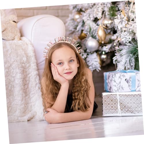 IWOWHERO 2 Stück Weihnachtliches Haarreifen mit Funkelnden Strasssteinen Legierter Krone Süßes Stirnband für Damen und Robustes Kopfschmuck für Festliche Partys und Familienfeiern IWOWHERO 2 Stück Weihnachtliches Haarreifen mit Funkelnden Strasssteinen Legierter Krone Süßes Stirnband für Damen und Robustes Kopfschmuck für Festliche Partys und Familienfeiern von IWOWHERO