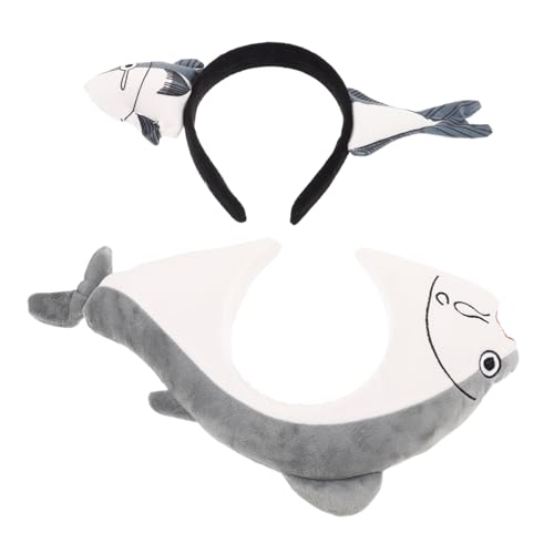 IWOWHERO 2 Stücke Lustiges Haarschmuck Headband mit und Salzwasserfisch Design für Halloween Partys und Cosplay Bequem und Humorvoll für und Mädchen von IWOWHERO