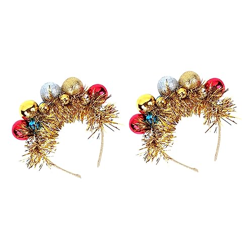 IWOWHERO 2 Stücke Weihnachtliches Haarband mit Bunten Kugeln und Farbigem Band Leichtes Dekoratives Festtags Accessoire für Mädchen zu Party Geburtstag und Alltag IWOWHERO 2 Stücke Weihnachtliches Haarband mit Bunten Kugeln und Farbigem Band Leichtes Dekoratives Festtags Accessoire für Mädchen zu Party Geburtstag und Alltag von IWOWHERO