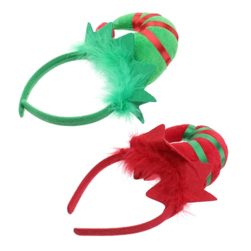IWOWHERO 2 Weihnachtlicher Haarschmuck Teiliges Roter Rentier Haarreif mit Hörnern Festliches Stirnband für Mädchen und Damen Party Weihnachten Karneval IWOWHERO 2 Weihnachtlicher Haarschmuck Teiliges Roter Rentier Haarreif mit Hörnern Festliches Stirnband für Mädchen und Damen Party Weihnachten Karneval von IWOWHERO