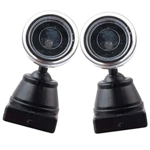 IWOWHERO 2pcs Eisenbahn Zug Miniatur Signale Lampe Modell Eisenbahn Miniatur Modell Für Sand Tabelle von IWOWHERO