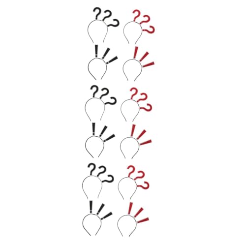 IWOWHERO 3 Stück Fragezeichen Haarband Teiliges Punctuation Stirnband für Halloween Karneval Party Kostüm Fotobox Accessoire Auffälliges Bequemes Haarreif für Vielseitige Frisuren IWOWHERO 3 Stück Fragezeichen Haarband Teiliges Punctuation Stirnband für Halloween Karneval Party Kostüm Fotobox Accessoire Auffälliges Bequemes Haarreif für Vielseitige Frisuren von IWOWHERO