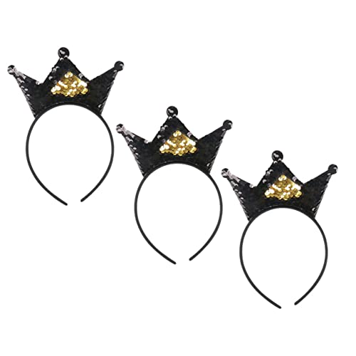 IWOWHERO 3 Stück Pailletten-haarreifen Haarschleifen Für Kleine Mädchen Haarzubehör Für Mädchen Stirnband Stirnbänder Haarschmuck Kronenkopfschmuck Krone Kopfbedeckung Krone Haarbänder IWOWHERO 3 Stück Pailletten-haarreifen Haarschleifen Für Kleine Mädchen Haarzubehör Für Mädchen Stirnband Stirnbänder Haarschmuck Kronenkopfschmuck Krone Kopfbedeckung Krone Haarbänder von IWOWHERO