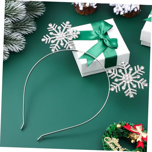IWOWHERO 3 Stück Schneeflocken Haarreif mit Funkelnden Strasssteinen Komfortables Stirnband für Weihnachten Winter Party und Festliche Anlässe Leichter Kopfschmuck für Damen und Mädchen IWOWHERO 3 Stück Schneeflocken Haarreif mit Funkelnden Strasssteinen Komfortables Stirnband für Weihnachten Winter Party und Festliche Anlässe Leichter Kopfschmuck für Damen und Mädchen von IWOWHERO