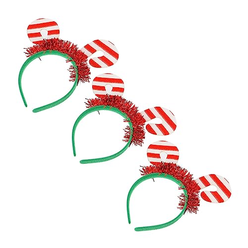IWOWHERO 3 Stück Teiliges Haarband Weihnachtskopfband aus Atmungsaktivem Vliesstoff Langlebig Sicher für Party Kostüm Weihnachtsdeko Geeignet für Junge Mädchen Festtagskopfschmuck IWOWHERO 3 Stück Teiliges Haarband Weihnachtskopfband aus Atmungsaktivem Vliesstoff Langlebig Sicher für Party Kostüm Weihnachtsdeko Geeignet für Junge Mädchen Festtagskopfschmuck von IWOWHERO