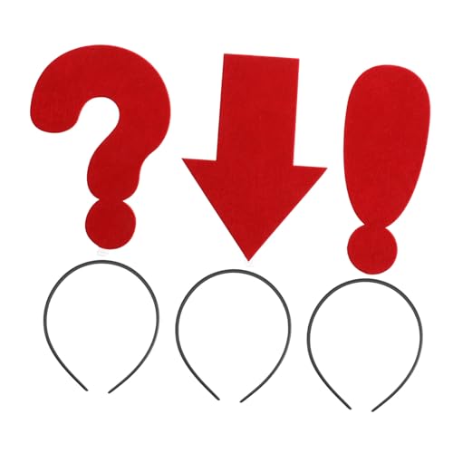 IWOWHERO 3 Teiliges Haarband mit Lustigen Roten Symbolen Einzigartige Stirnbänder für Damen als Modisches Accessoire für Halloween Cosplay Partys und Festliche Anlässe IWOWHERO 3 Teiliges Haarband mit Lustigen Roten Symbolen Einzigartige Stirnbänder für Damen als Modisches Accessoire für Halloween Cosplay Partys und Festliche Anlässe von IWOWHERO