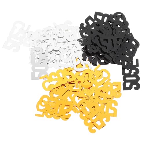IWOWHERO 3Packung Pack Konfetti Frohes Neues Jahr Schwarz Gold Glitzernde Tischdekorationen für Abschlussfeiern Silvesterpartys und Feierliche Anlässe Leicht zu Verteilen IWOWHERO 3Packung Pack Konfetti Frohes Neues Jahr Schwarz Gold Glitzernde Tischdekorationen für Abschlussfeiern Silvesterpartys und Feierliche Anlässe Leicht zu Verteilen von IWOWHERO