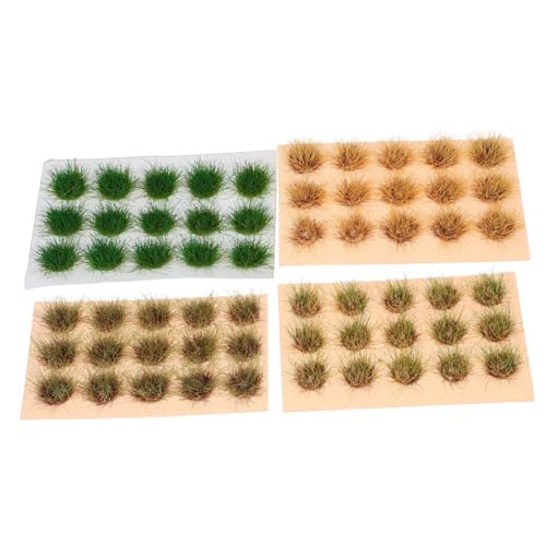 IWOWHERO 4 STÜCKE Modellbau Grasbüschel Künstliche Gras Cluster Realistische Miniatur Pflanzen für Sandtisch Landschaft Eisenbahn Diorama Streugras Zubehör für Modellbau Detailreiche IWOWHERO 4 STÜCKE Modellbau Grasbüschel Künstliche Gras Cluster Realistische Miniatur Pflanzen für Sandtisch Landschaft Eisenbahn Diorama Streugras Zubehör für Modellbau Detailreiche von IWOWHERO