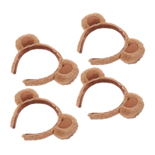 IWOWHERO 4 Stück Haarband Damen Haaraccessoires für Cosplay und Partys Süßes Tier Stirnband für Besondere Anlässe Weich und Bequem zum Styling IWOWHERO 4 Stück Haarband Damen Haaraccessoires für Cosplay und Partys Süßes Tier Stirnband für Besondere Anlässe Weich und Bequem zum Styling von IWOWHERO
