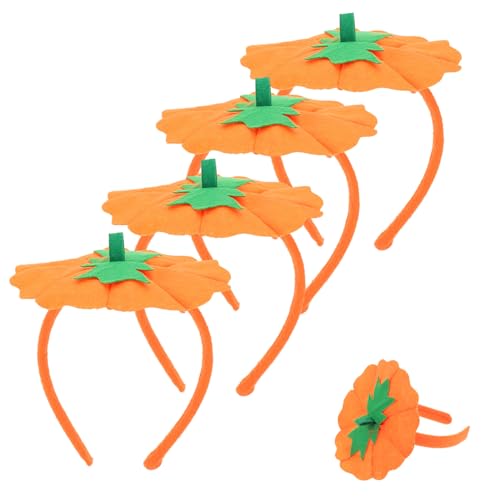 IWOWHERO 4 Stück Halloween Kürbis Haarband Teiliges Leichtes Komfortables Stirnband mit Realistischem Kürbisdesign für Damen Halloween Accessoires Party Karneval und Kostümierung IWOWHERO 4 Stück Halloween Kürbis Haarband Teiliges Leichtes Komfortables Stirnband mit Realistischem Kürbisdesign für Damen Halloween Accessoires Party Karneval und Kostümierung von IWOWHERO
