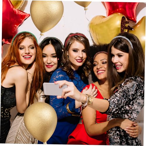 IWOWHERO 5 Stück Teiliges Glitzer Haarband Langlebige Formstabile Stirnbänder mit Weihnachtsflair Vielseitig für Damen und Mädchen für Festival Party und Kostümfeierlichkeiten IWOWHERO 5 Stück Teiliges Glitzer Haarband Langlebige Formstabile Stirnbänder mit Weihnachtsflair Vielseitig für Damen und Mädchen für Festival Party und Kostümfeierlichkeiten von IWOWHERO