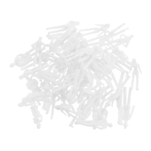 IWOWHERO 50pcs Kunststoff 1:75 -Figuren Miniaturen Menschen Spielzeug Winzig von IWOWHERO
