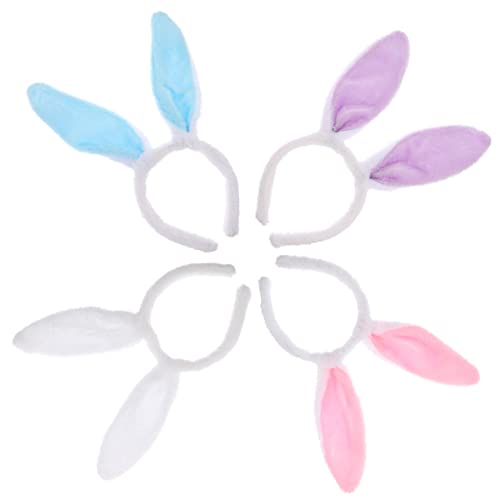 IWOWHERO 5Stücke Hasenohr Haarreif Niedliche Haaraccessoires für Feste Partys und Fotoshootings Exquisites Design Verschiedenen von IWOWHERO