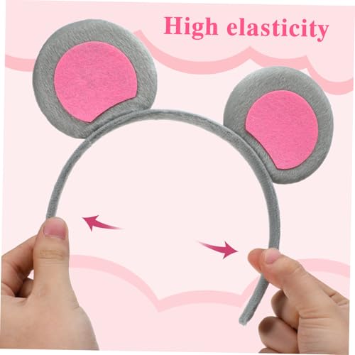 IWOWHERO 8 Stück Teiliges Mausohren Haarreif aus Leichtem Stoff Flexibles Cosplay Accessoire für Erwachsene Bequemes Stirnband für Maskerade Party Karneval und Rollenspiele IWOWHERO 8 Stück Teiliges Mausohren Haarreif aus Leichtem Stoff Flexibles Cosplay Accessoire für Erwachsene Bequemes Stirnband für Maskerade Party Karneval und Rollenspiele von IWOWHERO