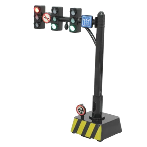 IWOWHERO Ampel Verkehrszeichen Ampellampe Modell-ampel -ampel- Denken Ampeln Anhaltspunkt Desktop-ampel Zebrastreifen-signalmodellspielzeug Lichter Plastik von IWOWHERO