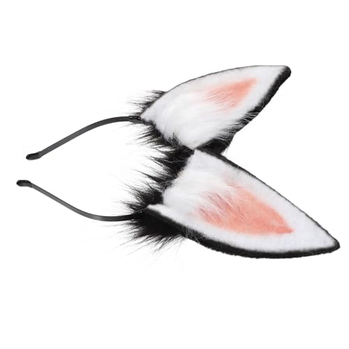IWOWHERO Flauschiger Hasenohren Haarreif aus Langlebiges Cosplay Accessoire für Halloween Ostern Kostümparty Weiches Tierisches Stirnband für Erwachsene IWOWHERO Flauschiger Hasenohren Haarreif aus Langlebiges Cosplay Accessoire für Halloween Ostern Kostümparty Weiches Tierisches Stirnband für Erwachsene von IWOWHERO