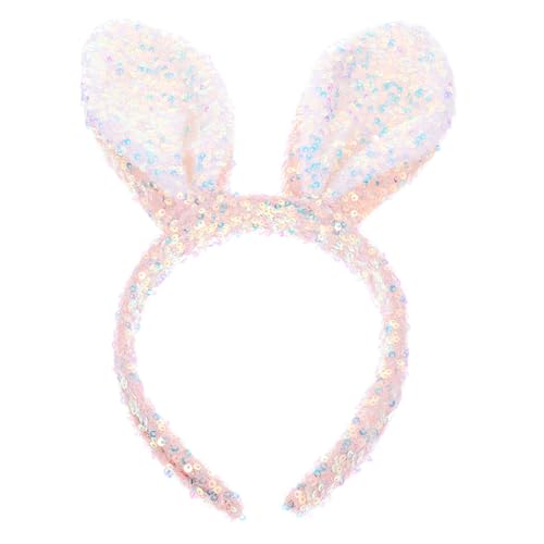 IWOWHERO Glitzerndes Hasenohren Haarreif für Frauen Verstellbares Weiches Material Niedliches Bunny Headband für Cosplay Karneval Party und Ostern Bequemes Kostümzubehör IWOWHERO Glitzerndes Hasenohren Haarreif für Frauen Verstellbares Weiches Material Niedliches Bunny Headband für Cosplay Karneval Party und Ostern Bequemes Kostümzubehör von IWOWHERO