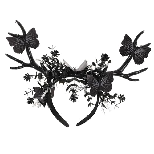 IWOWHERO Halloween Antler Haarreif für Erwachsene Robuste und Sichere Kopfbedeckung für Kostümpartys Cosplay und Halloween Feiern Vielseitig Einsetzbar und Stylisch IWOWHERO Halloween Antler Haarreif für Erwachsene Robuste und Sichere Kopfbedeckung für Kostümpartys Cosplay und Halloween Feiern Vielseitig Einsetzbar und Stylisch von IWOWHERO