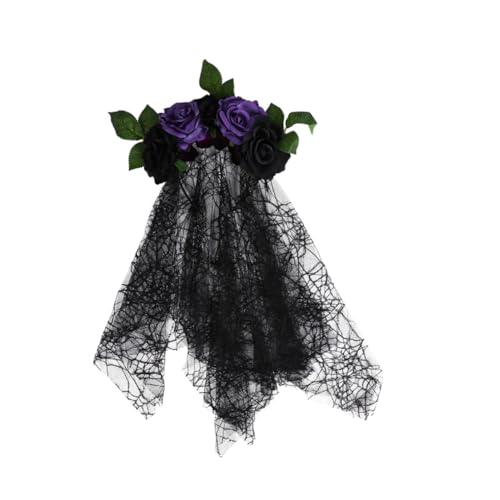 IWOWHERO Halloween Haarreif Schädelkopf mit Langem Schwarzen Schleier Leichtes Cosplay Kopfband für Party Festival Kostüm Komfortabel und Vielseitig Tragbar für Damen und Mädchen IWOWHERO Halloween Haarreif Schädelkopf mit Langem Schwarzen Schleier Leichtes Cosplay Kopfband für Party Festival Kostüm Komfortabel und Vielseitig Tragbar für Damen und Mädchen von IWOWHERO