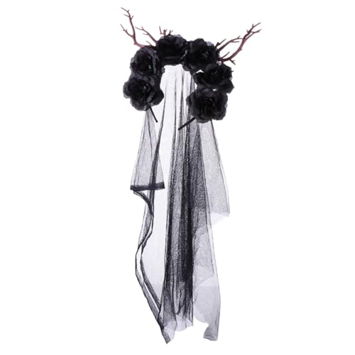 IWOWHERO Halloween Kopfschmuck Rentier Geweih Stirnband mit Floralen Ästen Leichtes Bequemes Party Haarschmuck für Halloween Kostüm Waldtier Dekoration für Karneval und Fotoshooting IWOWHERO Halloween Kopfschmuck Rentier Geweih Stirnband mit Floralen Ästen Leichtes Bequemes Party Haarschmuck für Halloween Kostüm Waldtier Dekoration für Karneval und Fotoshooting von IWOWHERO