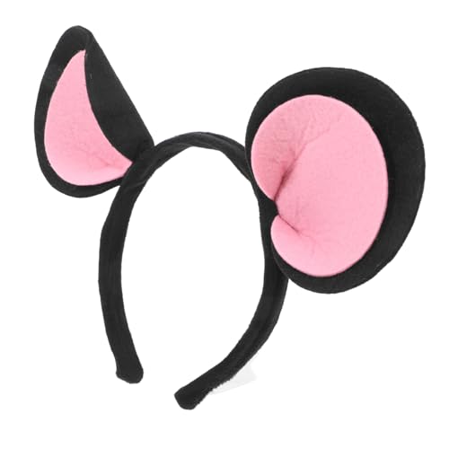 IWOWHERO Kostüm Haarreif mit Schwarzen Filz Mausohren Elastisches Verstellbares Stirnband für Bühnenauftritte Partys und Cosplay Leichter Bequemer Kopfschmuck für Verschiedene Kopfgrößen IWOWHERO Kostüm Haarreif mit Schwarzen Filz Mausohren Elastisches Verstellbares Stirnband für Bühnenauftritte Partys und Cosplay Leichter Bequemer Kopfschmuck für Verschiedene Kopfgrößen von IWOWHERO