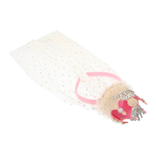 IWOWHERO Krone Haarband für Schleier Headpiece für Geburtstagsfeiern Bezaubernde Kopfbedeckung für Kleine Prinzessinnen Hochwertiges Material Accessoire für Besondere Anlässe IWOWHERO Krone Haarband für Schleier Headpiece für Geburtstagsfeiern Bezaubernde Kopfbedeckung für Kleine Prinzessinnen Hochwertiges Material Accessoire für Besondere Anlässe von IWOWHERO