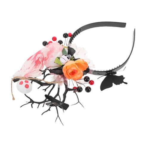 IWOWHERO Leichtes Halloween Haarband mit Geweih und Bequemes Cosplay Accessoire für Kostümpartys Day Of The Dead Tierohren Design Vielseitig Einsetzbar IWOWHERO Leichtes Halloween Haarband mit Geweih und Bequemes Cosplay Accessoire für Kostümpartys Day Of The Dead Tierohren Design Vielseitig Einsetzbar von IWOWHERO