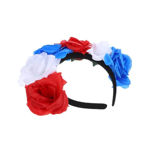 IWOWHERO Leichtes Rosenblumen Stirnband mit Realistischer Blütenkrone Bequemes Haarschmuck Accessoire für Damen und Mädchen für Halloween Party Festival und Rollenspiel IWOWHERO Leichtes Rosenblumen Stirnband mit Realistischer Blütenkrone Bequemes Haarschmuck Accessoire für Damen und Mädchen für Halloween Party Festival und Rollenspiel von IWOWHERO