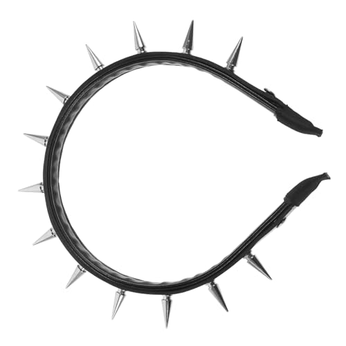 IWOWHERO Nieten Stirnband Damen Punk Gothic Haarreif Rivet Design Robustes Langlebiges Kopfband für Party Halloween Festival Modisches Accessoire mit Auffälligem Stil IWOWHERO Nieten Stirnband Damen Punk Gothic Haarreif Rivet Design Robustes Langlebiges Kopfband für Party Halloween Festival Modisches Accessoire mit Auffälligem Stil von IWOWHERO