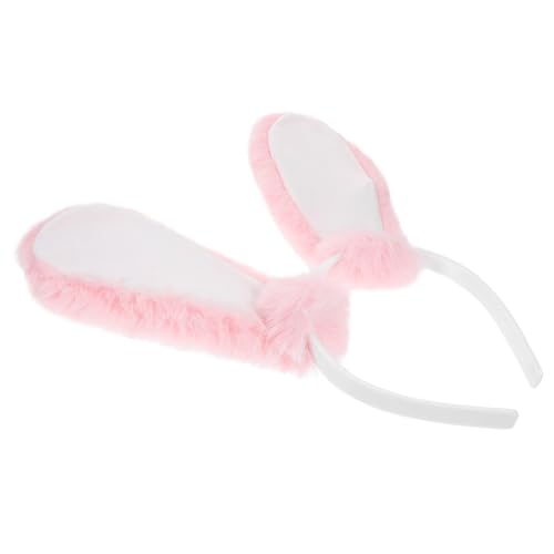 IWOWHERO Plüsch Hasenohren Haarreif Bunny Ear Headwear Weicher Leichter Party Kostüm Haarreif für Erwachsene und Ostern Karneval Cosplay von IWOWHERO