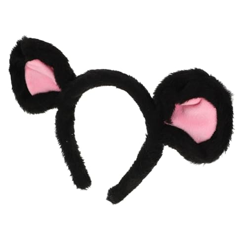 IWOWHERO Plüsch Maus Ohren Haarband Weiches Cartoon Stirnband Kostüm Zubehör für Party Cosplay Halloween und Themenspaß Erwachsene IWOWHERO Plüsch Maus Ohren Haarband Weiches Cartoon Stirnband Kostüm Zubehör für Party Cosplay Halloween und Themenspaß Erwachsene von IWOWHERO
