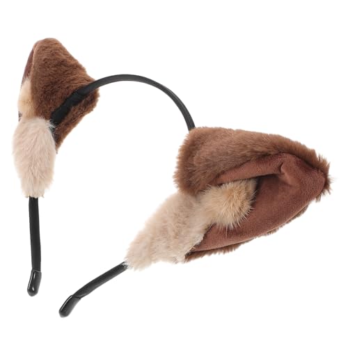 IWOWHERO Plüsch Wolf Ohr Stirnband Kuscheliges Cosplay Accessoire Kawaii Tierkopfschmuck Damen Karneval Halloween Party Zubehör IWOWHERO Plüsch Wolf Ohr Stirnband Kuscheliges Cosplay Accessoire Kawaii Tierkopfschmuck Damen Karneval Halloween Party Zubehör von IWOWHERO