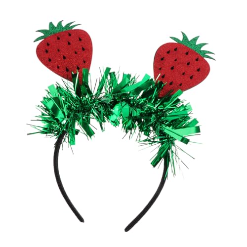 IWOWHERO Strawberry Headband Mädchen Haarreif mit Glänzender Erdbeer Dekoration Buntes Party Haarband für Kostüm Fotorequisite und Festliche Anlässe IWOWHERO Strawberry Headband Mädchen Haarreif mit Glänzender Erdbeer Dekoration Buntes Party Haarband für Kostüm Fotorequisite und Festliche Anlässe von IWOWHERO