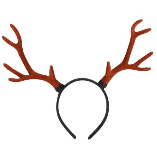 IWOWHERO Weiches Leichtes Rentiergeweih Stirnband Weihnachten Haarschmuck Festlich Rutschfest Langlebig Braun Einzigartiges Xmas Party Accessoire für Damen und Mädchen IWOWHERO Weiches Leichtes Rentiergeweih Stirnband Weihnachten Haarschmuck Festlich Rutschfest Langlebig Braun Einzigartiges Xmas Party Accessoire für Damen und Mädchen von IWOWHERO