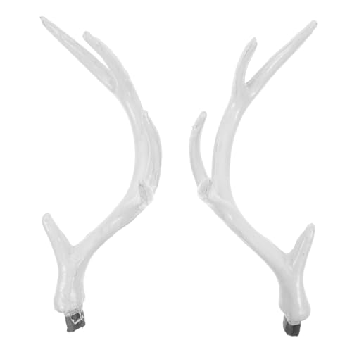 IWOWHERO Weißes DIY Hirschgeweih Haarreif Lebensechte Weiche Antler Kopfbedeckung für Weihnachtsdeko Party Accessoire Robust und Detailreich Gestaltet IWOWHERO Weißes DIY Hirschgeweih Haarreif Lebensechte Weiche Antler Kopfbedeckung für Weihnachtsdeko Party Accessoire Robust und Detailreich Gestaltet von IWOWHERO
