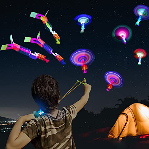 IWTBNOA 15 STK Fliegendes Spielzeug Party Set, LED Licht Hubschrauber- Schleuder Spielzeug, Kindergeburtstag Partygeschenke, Partyzubehör und Goodie Bag Stuffers IWTBNOA 15 STK Fliegendes Spielzeug Party Set, LED Licht Hubschrauber- Schleuder Spielzeug, Kindergeburtstag Partygeschenke, Partyzubehör und Goodie Bag Stuffers von IWTBNOA